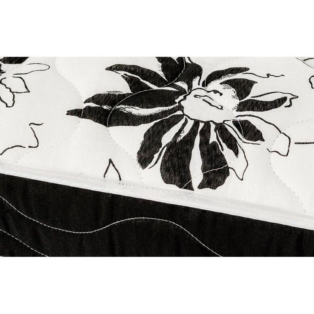 Cama Box Solteiro Conjugado Ortobom + Armário Multiuso Margarida Rústico - 2