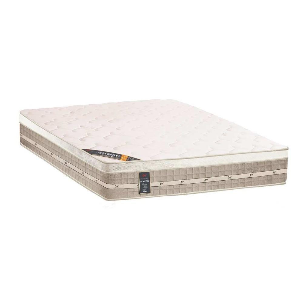 Colchão Viúva Molas Bonnel Premium Tecnopedic Euro Pillow (128x188x30) - Castor - 1