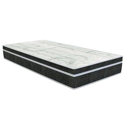 Colchão Solteirão Molas Bonnel Venezia Black Euro Pillow 96x203cm Orthoflex