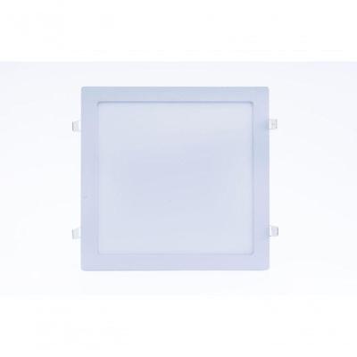 Plafon Led Slim Embutir Quadrado 18w 4000k Branco Neutro Bivolt Kit 5