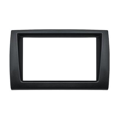 Contra Frente Plastica Permak Fiat Bravo 2 Din Preta