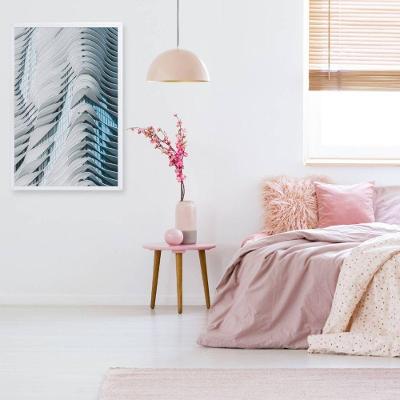 Quadro Arquitetura Curvas 40x60 Cm Vidro Impresso