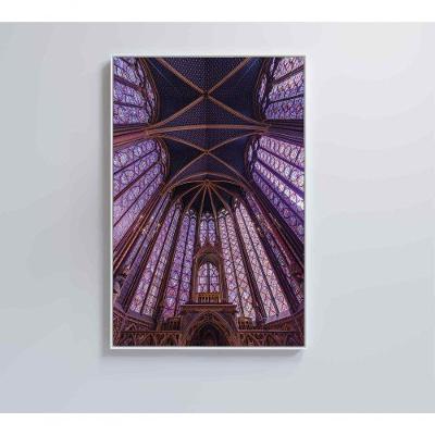 Quadro Arquitetura Igreja 60x90 Cm Adesivo Fotográfico