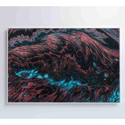 Quadro Abstrato Raízes 120x80 Cm Vidro Impresso