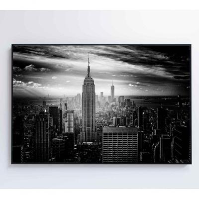 Quadro Nova York 120x80 Cm Vidro Impresso