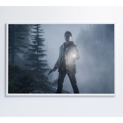 Quadro Jogo Resident Evil 60x40 Cm Tecido Canvas