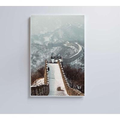 Quadro Muralha Da China 60x90 Cm Vidro Impresso