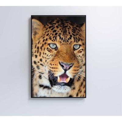 Quadro Decorativo Onça Pintada 80x120 Cm Tecido Canvas