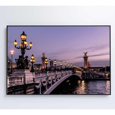 Quadro Ponte Alexandre Iii Paris 120x80 Cm Adesivo Fotográfico