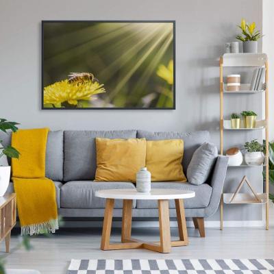 Quadro Abelha 60x40 Cm Vidro Impresso