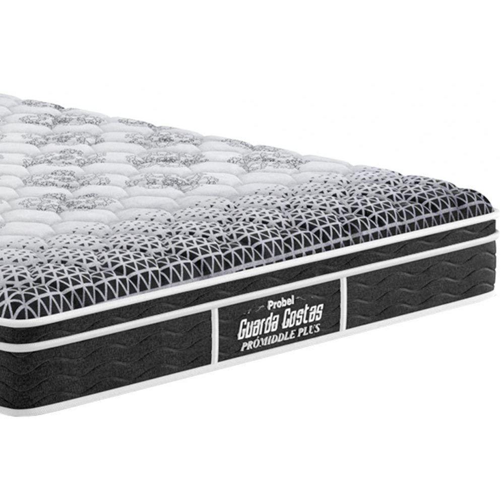 Colchão Queen D28 / EP / Anatômico Guarda Costas Prómiddle Plus Euro Pillow Black (158x198x24) - Probel - 3
