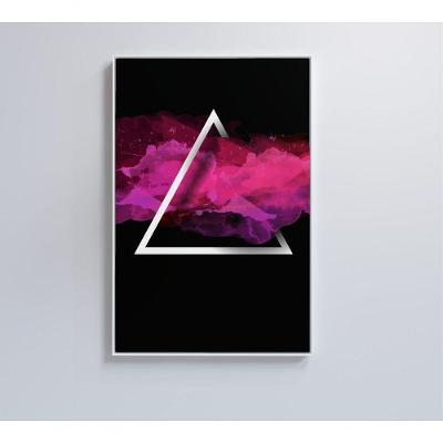 Quadro Triangulo Playstation 60x40 Cm Vidro Impresso