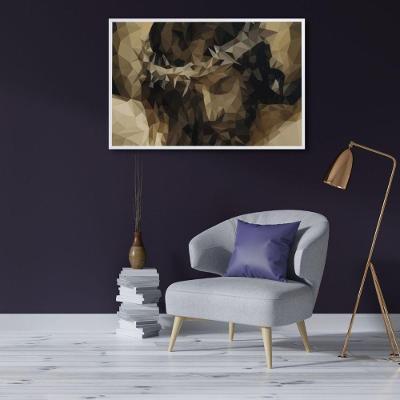 Quadro Jesus Cristo 90x60 Cm Tecido Canvas