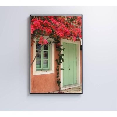 Quadro Fachada Casa 80x120 Cm Vidro Impresso