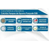 Colchão Casal Espuma D28 Pasquale Gray (138x188x14) - Paropas - 2