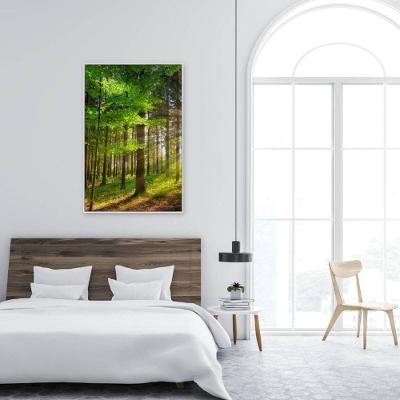 Quadro árvore Verde 2 40x60 Cm Vidro Impresso