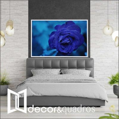 Quadro Rosa Lilas 60x40 Cm Adesivo Fotográfico