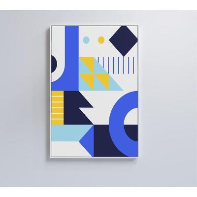 Quadro Geométrico Colorido 13 60x90 Cm Adesivo Fotográfico