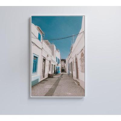 Quadro Viela Colonial 40x60 Cm Adesivo Fotográfico