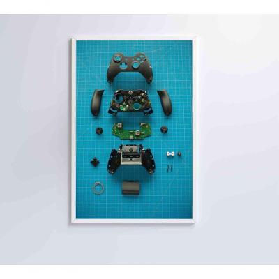 Quadro Controle Xbox 120x80 Cm Tecido Canvas