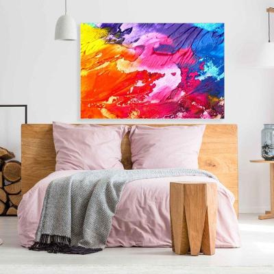 Quadro Formas Abstratas 120x80 Cm Vidro Impresso