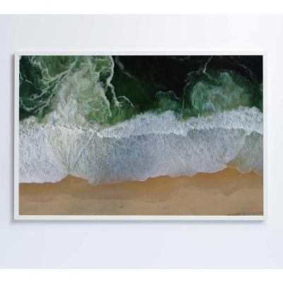 Quadro Praia 2 90x60 Cm Vidro Impresso