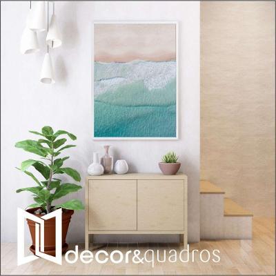 Quadro Praia 40x60 Cm Tecido Canvas