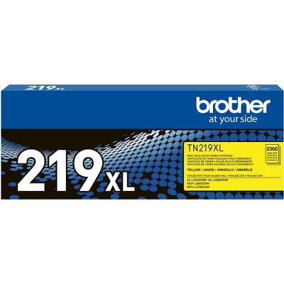 Toner Brother Tn-219xly Tn219xl Amarelo | Mfc-l3760cdw Hl-l3240cdw Dcp-l3560cdw