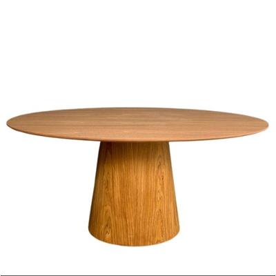 Mesa De Jantar Cone Oval 198x122 Cm Madeira Freijó, Estilo E Qualidade