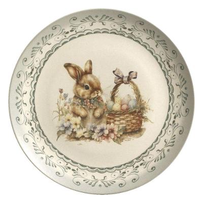 Conjunto De Pratos Rasos 06 Peças Páscoa Coup Dolce Vitta Porto Brasil