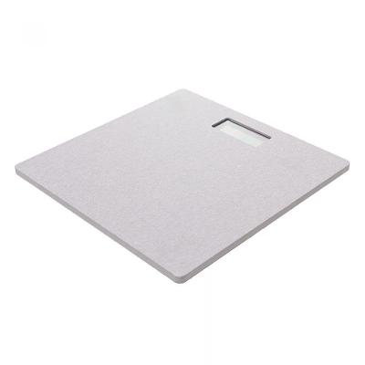 Balança Digital Para Banheiro Pedra Diatomita 28x28cm Cinza Lyor