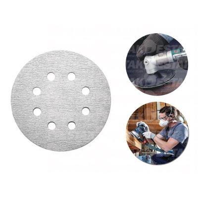 Disco De Lixa Velcro 150mm (unidade) Branca Grão:#150