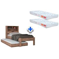 Colchão Solteiro Pérola Polar (2Un) + Bicama Invicta Atacama - 1