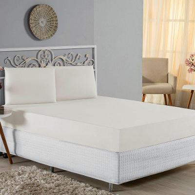 Jogo De Cama Casal Nobre 3 Peças Lençol Com Elástico De 30cm De Altura Malha 100% Algodão - Palha