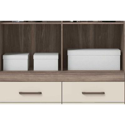 Guarda Roupa Casal Nápoles 8 Portas Bater 4 Gavetas Branco Santos Andirá