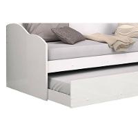 Cama Sofá Funny II c/ Auxiliar + 2 Colchões Orthocrin + Guarda Roupa Veneza Branco