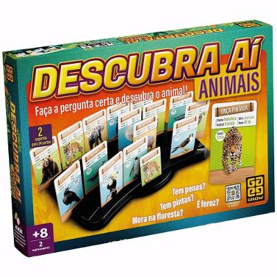 Jogo Descubra Aí Animais - Grow