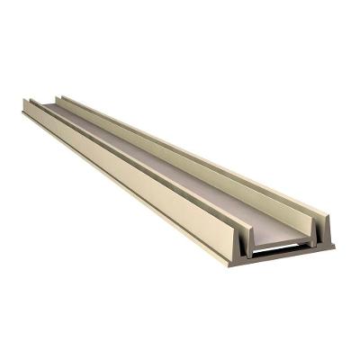 Grelha Invisível Oculta Rebaixada Com Caixilho Bege 100X8Cm