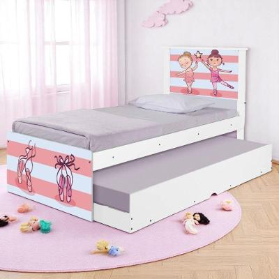 Bi Cama Infantil Solteiro 195cm X 96cm Kmteb Bailarinas 2
