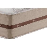 Cama Box Casal: Colchão Molas Anjos MasterPocket Ensacadas Classic + Base CRC Suede Marrom(138x188) - 5