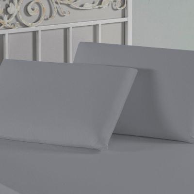 Kit Fronhas Nobre 2 Peças 50cm X 70cm Malha 100% Algodão - Cinza