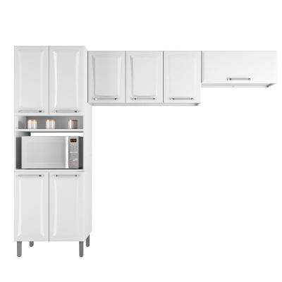 Cozinha Completa Branca Em Aço 3 Peças Tarsila Com Espaço Para Forno