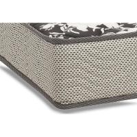 Cama Box Baú Queen: Colchão Espuma Ortobom D26 Physical Ultra Resistente + Base CRC Suede Black(158x198) - 2