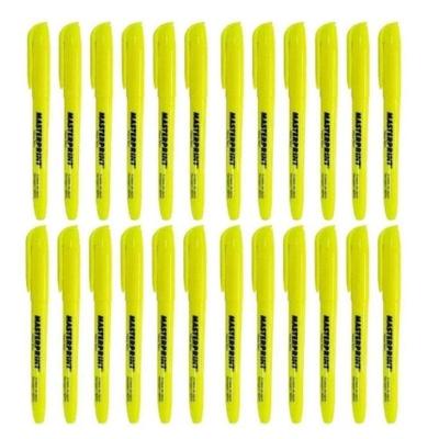 Marca Texto Mp612 Amarelo Neon 24 Unidades - Masterprint