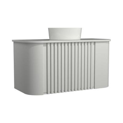 Gabinete Suspenso Para Banheiro Luna 2p 100cm Branco