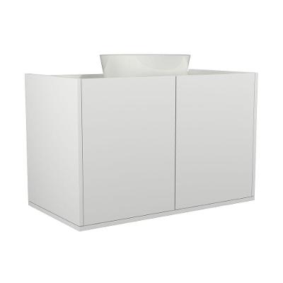 Gabinete Suspenso Para Banheiro Davi 80cm Branco