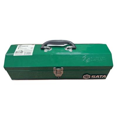 Caixa De Ferramentas Metálica Baú 42x15x12cm Sata St95115sc – Compacta, Resistente E Profissional único