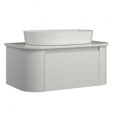 Gabinete Suspenso Para Banheiro Estela 1g 80cm Branco