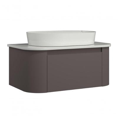 Gabinete Suspenso Para Banheiro Estela 1g 80cm Havana