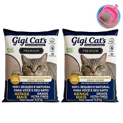 Areia Sanitaria Gigi Cats 4kg - 2un